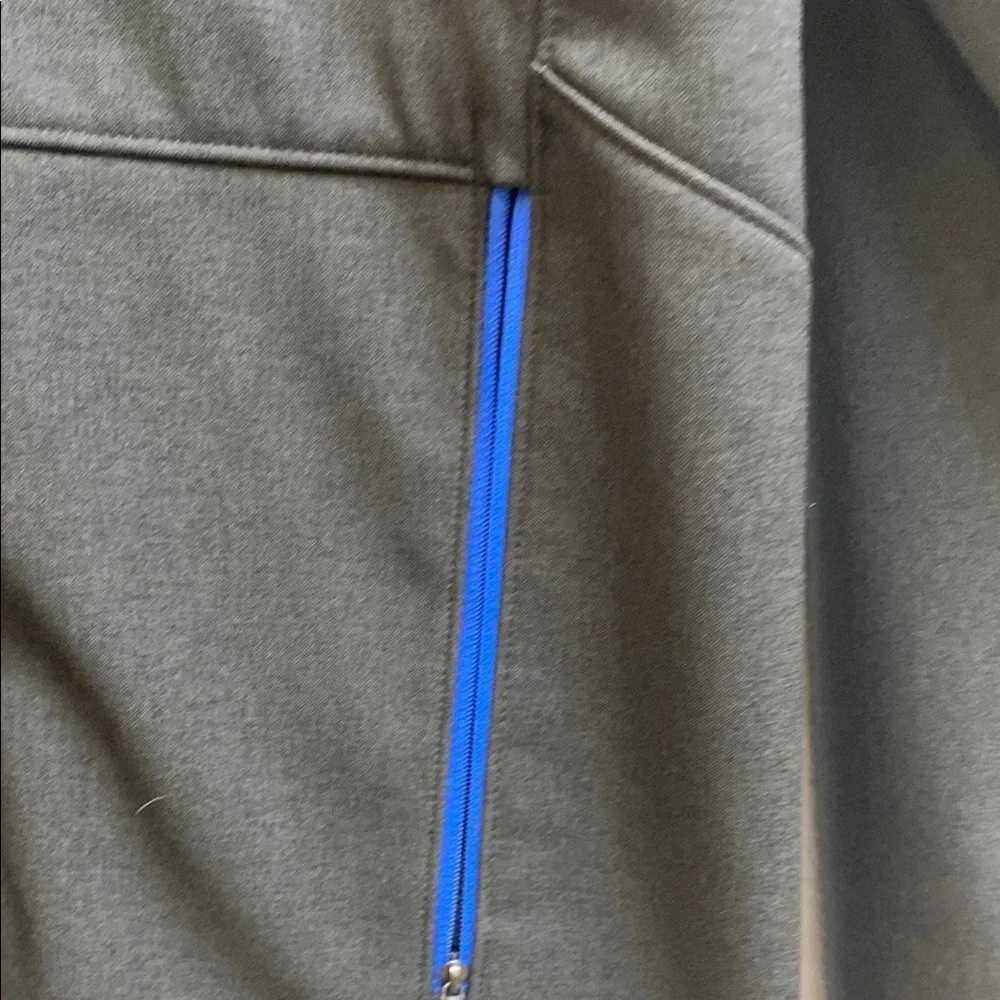 The North Face Men's Black Jacket with Blue Accents